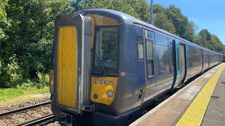 Class 375623 And 375714 Departs Battle