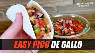 Absolute Favorite Pico De Gallo Recipe | Easy Mexican Restaurant Salsa Fresca