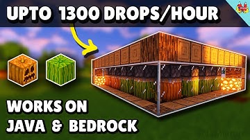 EASY Automatic Melon Farm and Pumpkin Farm in Minecraft !! (Bedrock & Java) - Minecraft Tutorial