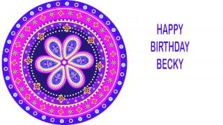 Becky   Indian Designs - Happy Birthday