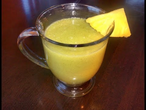 pineapple-juice-|-pineapple-&-kiwi-drink--summer-drink-recipes