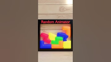 Soft Body/Cloth Tetris v8 #shorts | Blender | Random animator