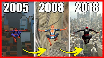 Jumping From the Highest Points | Spider-Man Games (2004 - 2018)