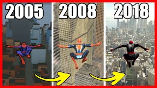Jumping From the Highest Points | Spider-Man Games (2004 - 2018)