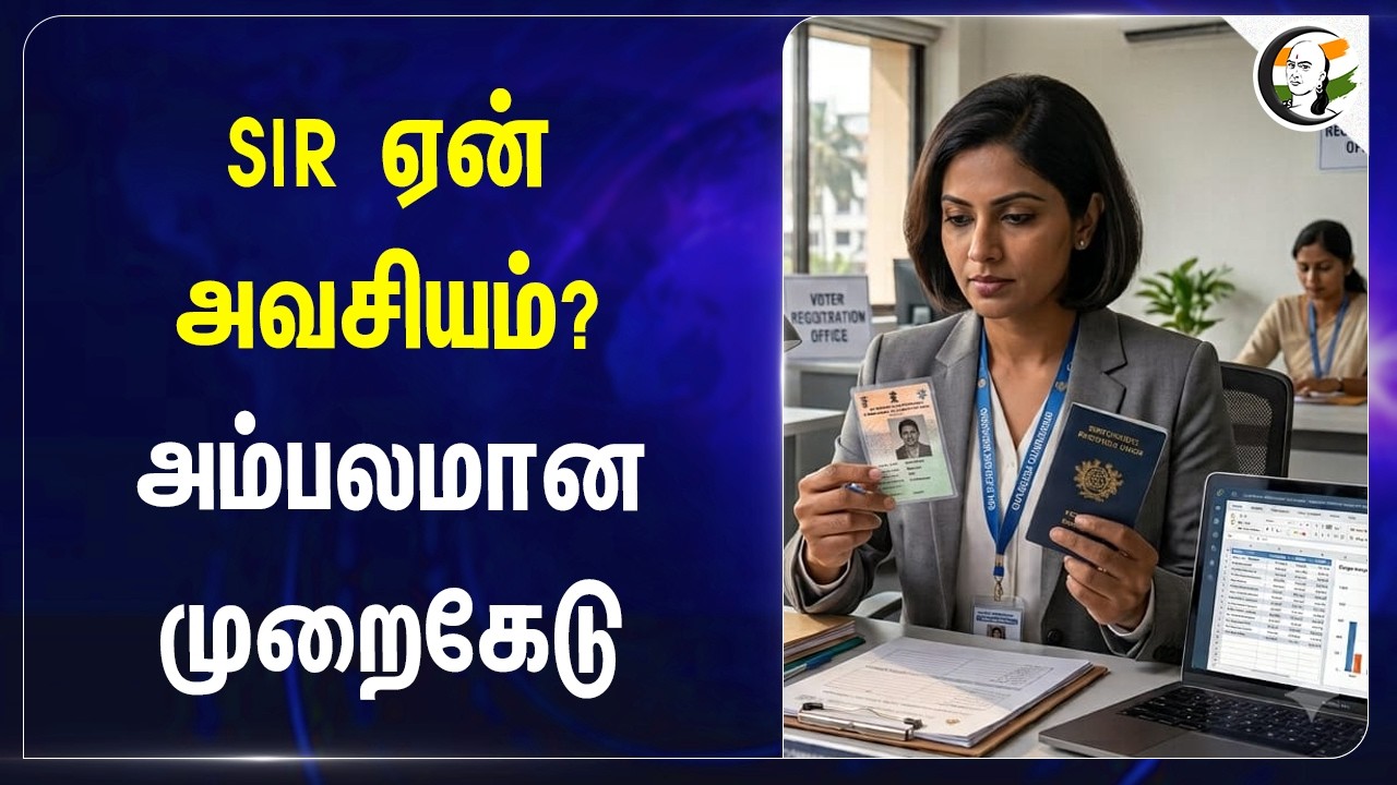 ⁣SIR ஏன் அவசியம்?அம்பலமான முறைகேடு | Election commission of India