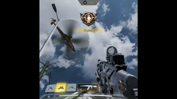 Defeating Enemies Cod mobile with Helicopter #shorts