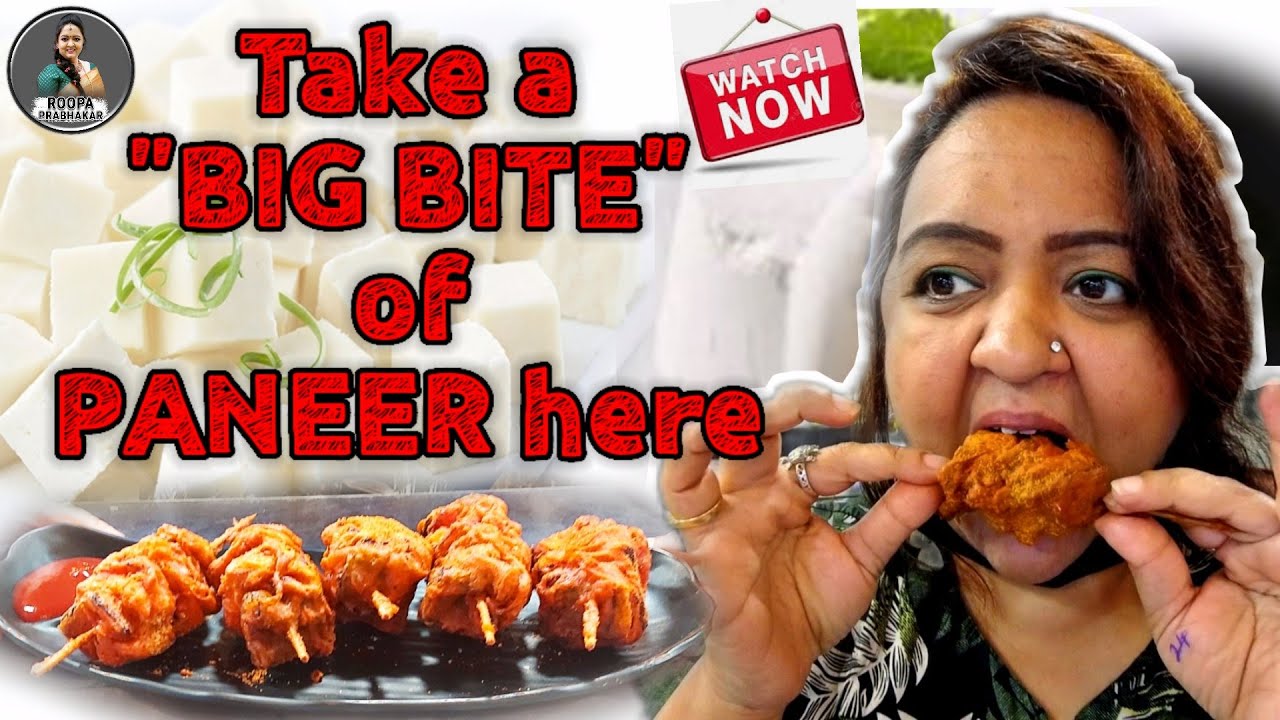 🔥Take a BIG BITE of PANEER here🔥 | FRUIT BEER 🍺| BLACK BURGER 🍔|Roopa Prabhakar