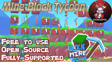 DXDScripts Roblox - Episode 8 - Mine Block Tycoon