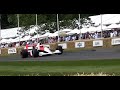 McLaren Mp4/6 (Ayrton Senna)taken up goodwood hill by Jenson Button