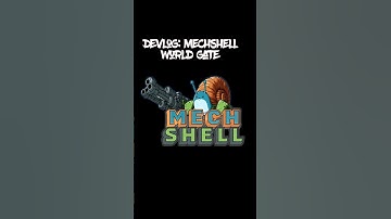 DEVLOG MECHSHELL: we finished the world gate for Mechshell #MechShell #indiegamedev #devlog #gamedev