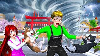 คู่ป่วนซากุระ🌸ฝ่าวิกฤตพายุทอร์นาโดถล่มเมือง🌪⛩ - Tornado h...