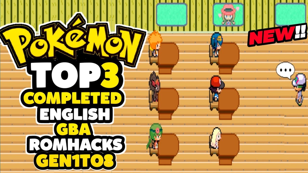 Top 5 Best Pokemon Gba rom hacks/completed/ English/new story/New ...