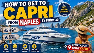 How to Get to Capri from Naples by Ferry | Life of Italy 🇮🇹 | SNAV Ferry #capri #naples #lifeofitaly
