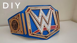 How To Make WWE Universal Championship Title Belt | DIY Universal Championship