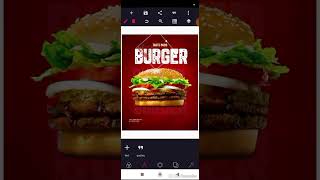 Food Flyer Design | Mouth-Watering Burger Ad Design Tutorial 🍔 | Boss P Visuals screenshot 1