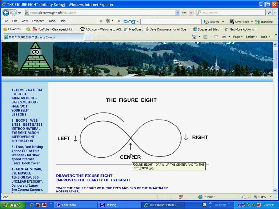 The Figure Eight for Relaxed Eye Movement, Clear Vision - YouTube