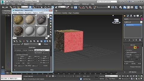 3Ds Max How To Apply Material To Face