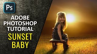 Sunset Baby (Photo Manipulation) - Photoshop Tutorial screenshot 4