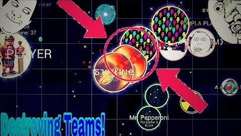 Nebulous~Agario|Split Running With Friends|Destroying Teams In FFA Mayhem|Solo-Teaming|