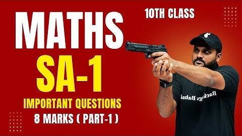 10th class MATHS// SA-1 IMP 8 MARKS 🔥// PART-1 // 2025-26 //@backlogsbabai1797 //