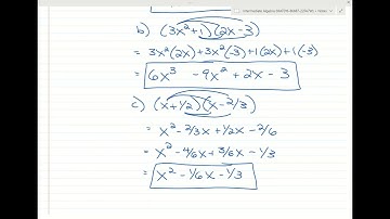 Section 12.6 - Multiplying Polynomial Expressions and Applications (Part 2)