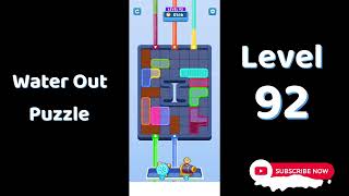 Water Out Puzzle Level 92 Walkthrough Step-By-Step Solution Solutionguruji