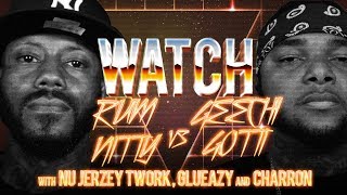 WATCH: RUM NITTY vs GEECHI GOTTI with NU JERZEY TWORK, GLUEAZY & CHARRON