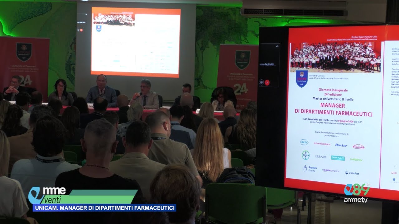 EMMEVENTI. Unicam: Manager di dipartimenti farmaceutici
