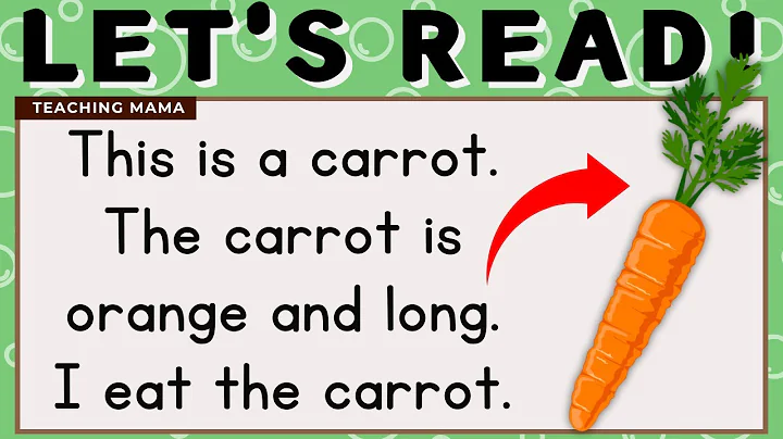 LET'S READ! | PRACTICE READING ENGLISH | SIMPLE PARAGRAPH | ENGLISH READING FOR KIDS | TEACHING MAMA