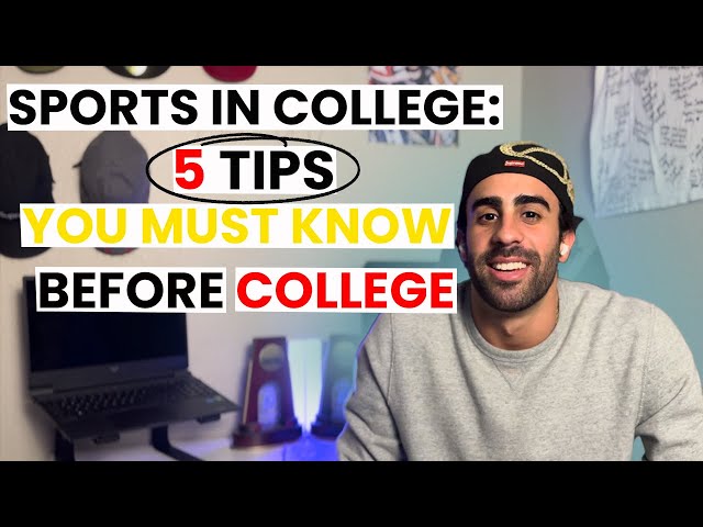 5 TIPS I wish I knew before playing in COLLEGE!!! class=