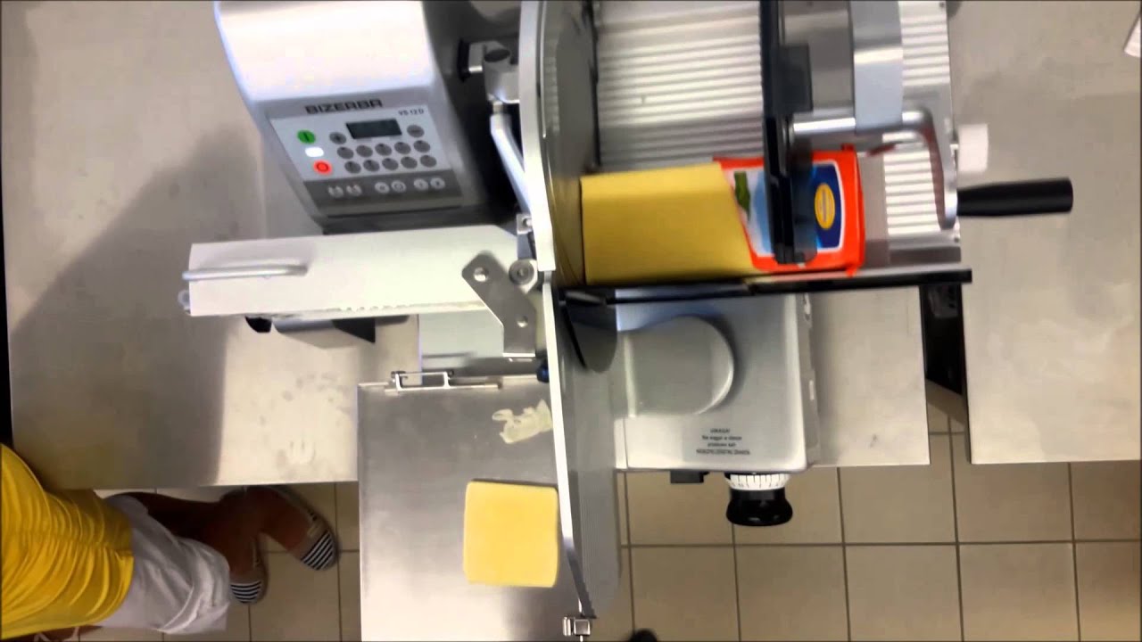 Automatyczna krajalnica BIZERBA VS 12D - część 4. Krojenie sera