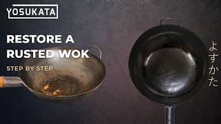 How to restore a rusted wok