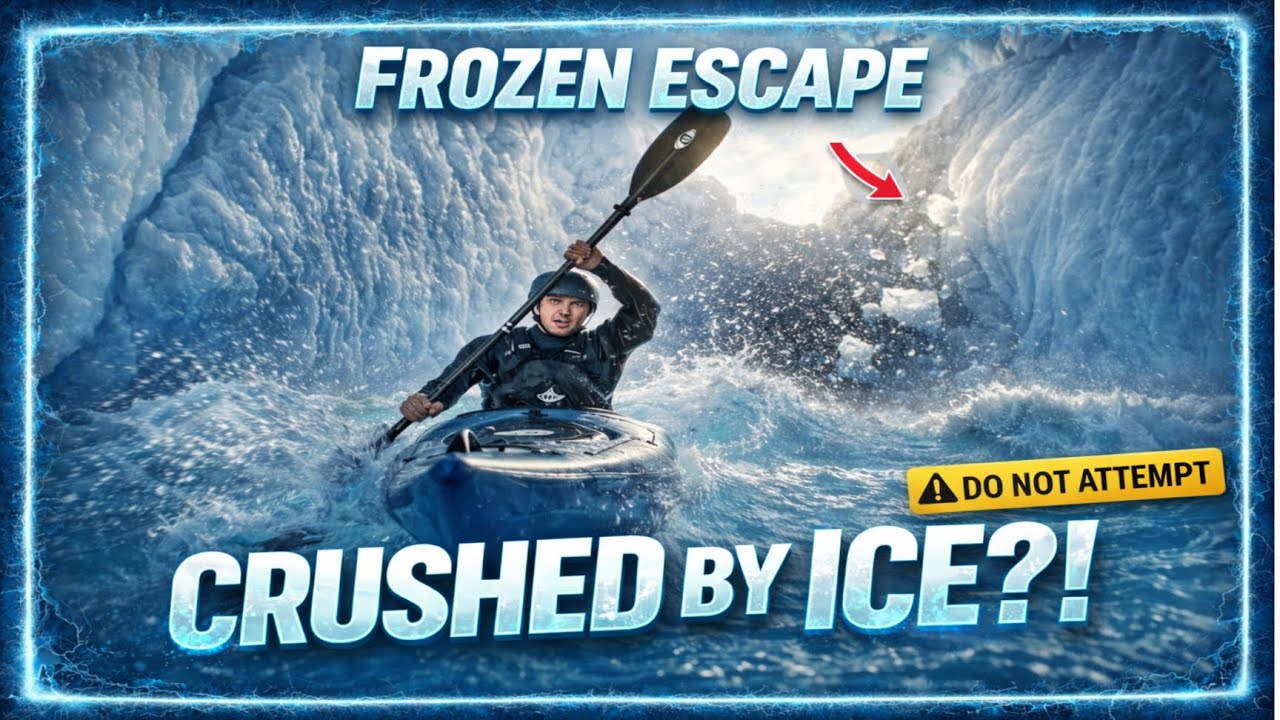 Frozen Escape | Trapped Inside a Calving Iceberg | Extreme Adventure