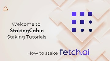 How to Stake $FET | StakingCabin Step-by-Step Guide