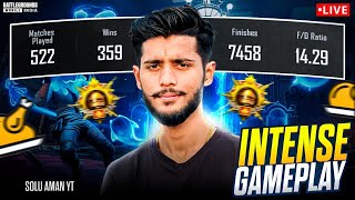 1v1 with sub Aggressive Gameplay ultimate Royal 😯🔥 |SOLU AMAN YT| #shorts #bgmilive #pubglive