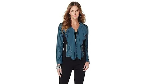 Colleen Lopez "Keep It Classy" Faux Leather Jacket