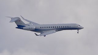 BRAND NEW! Bombardier Global 7500 Go-Around & Landing
