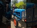 Woman moves Fordson Super Major for the 1st time