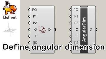 【Elefront】Define angular dimension【4.3.0】