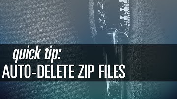 Quick Tip: Archive Utility Auto-Delete Zip Files