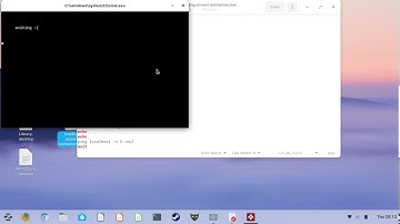 batch file practice three. a loading animation