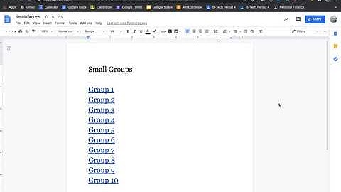 Small Groups Breakout Groups in Google Meet on Classroom