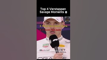 Verstappen being Savage 💀😂 #f1 #maxverstappen