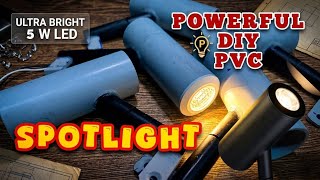 MAKING A POWERFUL LED FOCUS LIGHT FOR ROCKET MODEL #GSLVMk3 #Spotlight