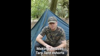 Closed Tarp Tent #shorts