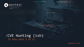 CVE Workshop for LLHS (part 1)