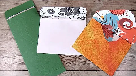 3 UNBELIEVABLY EASY DIY Envelopes! Use What You Ha...