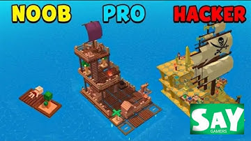 #IDLE ARK BUILD AT SEA 😨 NOOB VS PRO VS HACKER #SAY GAMES# AGENT ACTION A#TAGE ROAD #HELL COPTER 😨