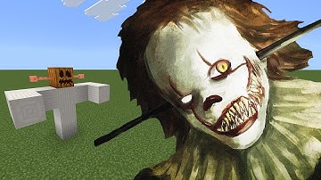 Stabbed Pennywise Addon in Minecraft PE Bedrock