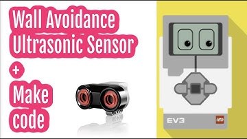 Wall Avoiding EV3 Robot - Ultrasonic Sensor MakeCode Programming